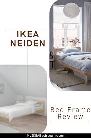 Ikea Neiden Bed Frame Review Single Bed Frames Such As The Neiden Product From Ikea Are Now Very Popular Because Of Their Ve Bed Frame Bed Frame Hack Ikea Bed