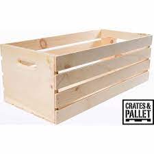 Enjoy stylish storage with our range of wicker baskets, trays and wooden crates! Crates And Pallet X Large Wood Crate Walmart Com Walmart Com