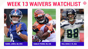 Either way, thanks for reading. Fantasy Football Waiver Wire Watchlist For Week 13 Streaming Targets Free Agent Sleepers Include Daniel Jones Samaje Perine Will Dissly Sporting News Canada