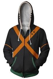My Hero Academia Hoodie Boku No Hero Bakugou Katsuki Zip Up Hoodie Unisex Womens Sweatshirts Fashion Anime Hoodie Hoodies