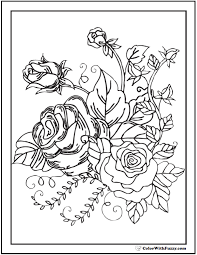 Share your own coloring pages with us! 73 Rose Coloring Pages Free Digital Coloring Pages For Kids