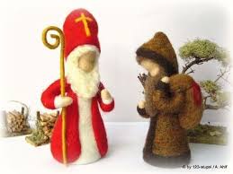 Filz Blumenkinder Und Gefilzte Tiere Jahreszeitentisch Nach Waldorf Art Nikolaus Basteln Weihnachtsbasteln Filzen