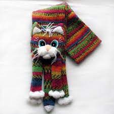 Maybe you would like to learn more about one of these? Knitted Cat Scarf Knitted Kids Scarf Animal Scarf Cat Scarf Knit Scarf Valyanie Vyazanie Rukodelie