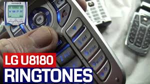 LG U8180 Mobile Phone Ringtones ...