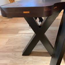 Metal Table Legs Bench Legs X Shape Legs Desk Legs Set Of 2 Ikis 80 80 In 2020 Metal Table Legs Metal Table Table Legs