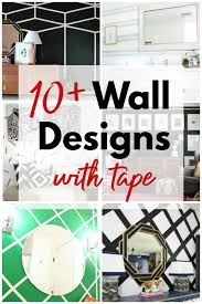 This is one of the easiest geometric wall paint design ideas with tape. Wall Paint Design Ideas With Tape That Will Completley Transform A Room