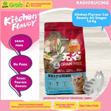 More images for kitchen flavor makanan kucing kiloannum » Kf Kitchen Flavor Grain Free Adult 1 5 Kg Super Premium 1 5 Makanan Kucing Cat Food Shopee Indonesia