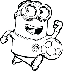 Je vindt de meeste kleurplaten wanneer je een enkele term gebruikt laat kleurplaten zien voor de term. Minion Aan Het Voetballen Kleurplaat Kleurplaatje Nl