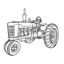 Afbeelding tractor kleurplaat kleurplaat tractor afb 6552. Tractors Kleurplaten Leuk Voor Kids