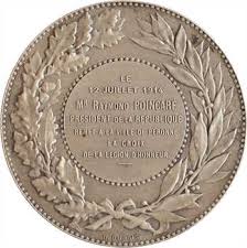 Ordre national de la légion d'honneur et ordre national du mérite. Iiie Republique Poincare Remet La Legion D Honneur A La Ville De Peronne Par Dubois 1914 Paris Inumis Boutique Numismatique