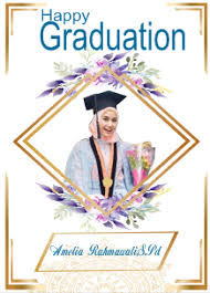 Entdecke rezepte, einrichtungsideen, stilinterpretationen und andere ideen zum ausprobieren. Desain Kartu Happy Graduation Gratis Berbagi Info
