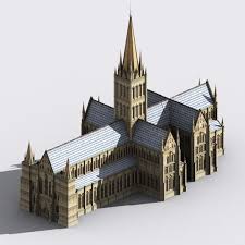 Salisbury Cathedral 3d Model Salisbury Cathedral Cathedral 3d Model