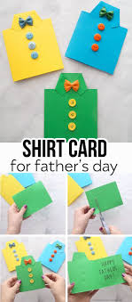 Fold your base card in half. Father S Day Shirt Card The Best Ideas For Kids Easy Fathers Day Craft Fathers Day Crafts Father S Day Diy