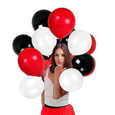 Decor home idea cake decorating ideas shoe shop decoration ideas dream catchers white there are 514 suppliers who sells red white blue decorating ideas on alibaba.com, mainly located in asia. Matte Black White Red Balloon Garland 100 Pack 12 Inch Premium Latex Lumberjack Party Decorations For