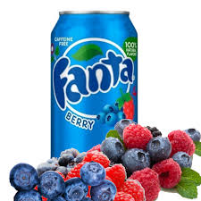 Refrigerantes Importados Dos Eua Fanta Blueberry 1 Lata Doces Importados Doces Refrigerante