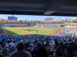 Dodger Stadium Section 2fd Row Dr Home Of Los Angeles Dodgers