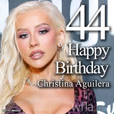 HAPPY BIRTHDAY 🥳 The "Beautiful" and "Lady Marmalade" singer and actress  turns 44 today! https://bit.ly/4391VXz