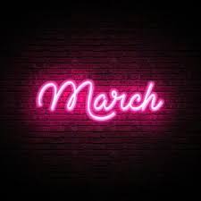 Neon Glow September Month Text Effect March Month Neon Glow Neon Wallpaper