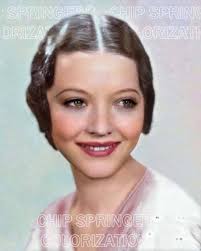SYLVIA SIDNEY IN PINK YOUNG PORTRAIT 8X10 BEAUTIFUL COLOR PHOTO BY CHIP  SPRINGER