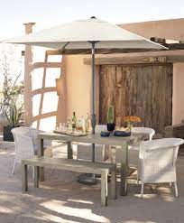 Quality design & unique furniture. Matera Grey Dining Table Reviews Cb2 In 2021 Patio Chairs Wicker Decor Outdoor Dining