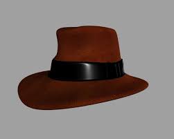 Solche hüte waren vor allem in der ersten hälfte des 20. Indiana Jones Hut 3d Modell Turbosquid 521987