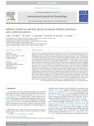 Et encore plus d'inspirations et de bons plans ! Pdf Influence Of Land Use And Host Species On Parasite Richness Prevalence And Co Infection Patterns