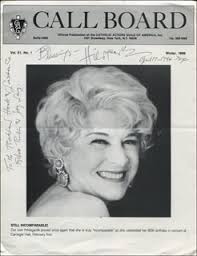 Hildegarde Autographs, Memorabilia & Collectibles