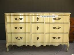 Vintage French Provincial Dixie Style Tall Dresser Dovetail 9 Drawers Post 1950 Photo Antique French Furniture French Provincial French Vintage