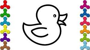 Nào, hãy cũng zoom zoom tv học vẽ thôi! Cach Váº½ Con Vá»‹t How To Draw A Duck Easy Learn Color For Kids Youtube