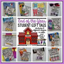 End of year diy gift tags for classmates. End Of Year Gift Tags Worksheets Teaching Resources Tpt