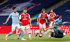 City cut arsenal apart in the opening phases, when de bruyne hit the post and ospina saved well from david silva. Pierre Emerick Aubameyang 8 David Luiz 8 Raheem Sterling 5 Arsenal V Manchester City Player Ratings The National