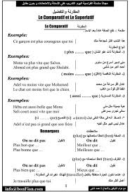 Le Comparatif Et Le Superlatif المقارنة دروس في اللغة الفرنسية للمبثدءين Facebook
