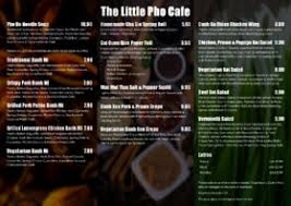 The Little Pho Cafe Melbourne Original Menus Reviews And Prices