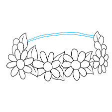 Get inspired by color combination flower crown and create a design. How To Draw A Flower Crown Really Easy Drawing Tutorial