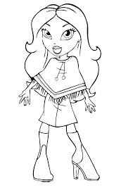Free Printable Bratz Coloring Pages For Girls Cartoon Coloring Pages Free Coloring Pages Coloring Pages