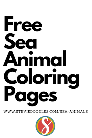 Terry vine / getty images these free santa coloring pages will help keep the kids busy as you shop,. Free Sea Animal Coloring Pages Stevie Doodles Free Printable Coloring Pages