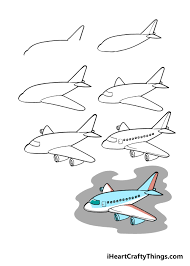See full list on easylinedrawing.com Airplane Drawing How To Draw An Airplane Step By Step