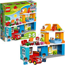 Developmental play is fun for toddlers! Amazon Com Lego Duplo My Town Family House 10835 Building Block Toys For Toddlers Toys Games