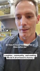 Building community at the classroom. #sweetandsavoryclassroom  #howtowinatcooking #cookingclass #community