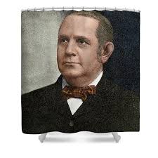 Portrait of Marcus Alonso, known as Mark Hanna Fleece Blanket