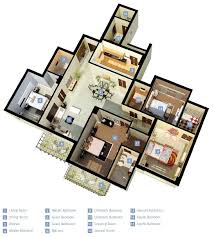 Concrete, cement block, stone, or wood. House And Homes 4 Bedroom 3d Floor Plans Facebook