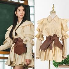 It's okay to not be okay is the romantic fantasy comedy of a caregiver of a psychiatric hospital who refuses to love because of his heavy life's responsibility and of a fairy tale writer who doesn't know seo yeji is acting as ko munyoung, a popular fairy tale writer with an antisocial personality disorder. Ready In Stock It S Okay To Not Be Okay Fashion Shirt Dress Seo Ye Ji Korean Vintage Puff Sleeve Mini Dress Shopee Philippines