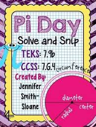 Pi Day Circumference And Area Of Circles Solve And Snip Word Problems Word Problems Teaching Math Teaching Schools