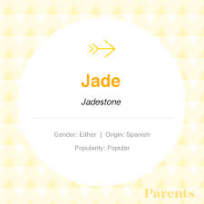 Jade Baby Girl Names Unusual Baby Names Baby Names