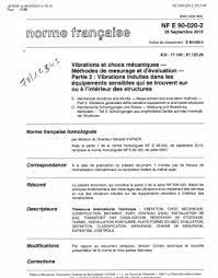 Norme afnor lettre 2019 : Norme Nf E 90 020 2 Vibrations Et Chocs Mecaniques Methodes De Mesurage Et D Evaluation Partie 2 Vibrations Induites Dans Les Equipements Sensibles Qui Se Trouvent Sur Ou A L Interieur Des Structures