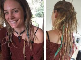 It is a single ended dread and available in 21 different shades within the length. Partial Dreads Underneath Novocom Top