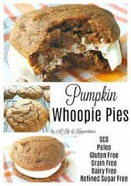 Which of these treats are you excited to make? Pumpkin Whoopie Pies Scd Paleo Gluten Free Dairy Free Recipe Sugar Free Recipes Gluten Free Sugar Free Dairy Free Dessert
