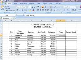 Format gaji karyawan ini mudah mudahan bermanfaat bagi yang membutuhkannya. Contoh Excel Gaji Karyawan Download Slip Gaji Otomatis Menggunakan Excel