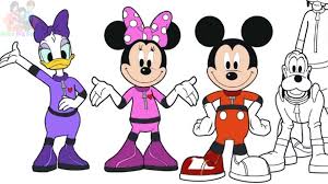 Mickey and his friends loves to play and everyday at the clubhouse comes a new adventure for them. Mickey Mouse Clubhouse Space Adventure Coloring Pages For Kids Video Dailymotion