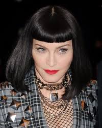 madonna black hair